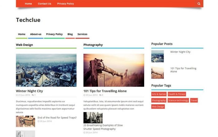 Techclue-Multi-layout-Style-Responsive-Blogger-Template