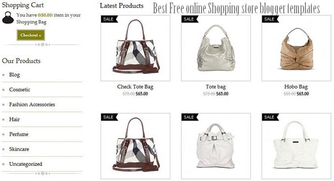 25 best free online shopping store blogger templates techclient