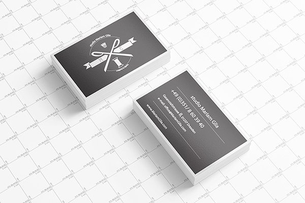 business card preview template