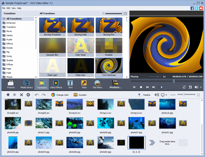avs studio video editing software free download