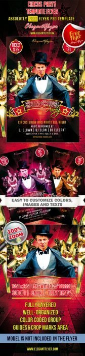 50 free party club event psd flyer templates techclient circus club flyer
