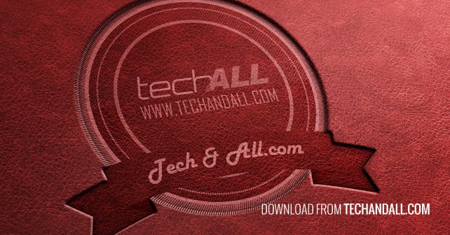 ختم فالف جلد أحمر مع كائن ذكي