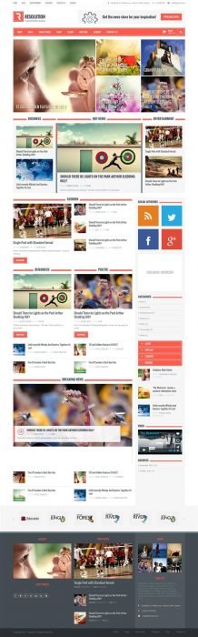 Resolution Multi Purpose WordPress Theme (Custom)