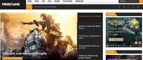Gaming Blogger Template Blogger Templates 2020