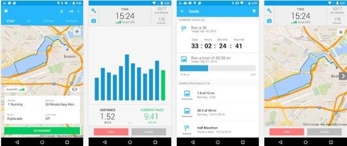 runkeeper treadmill tracking